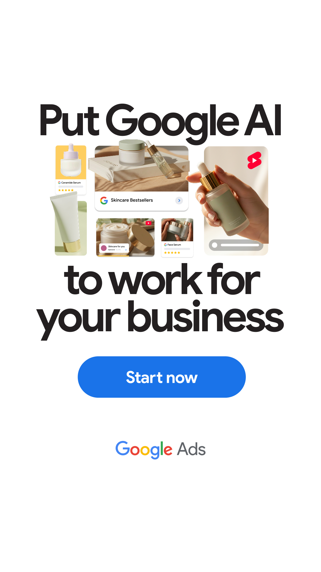 Google Ads Facebook ad