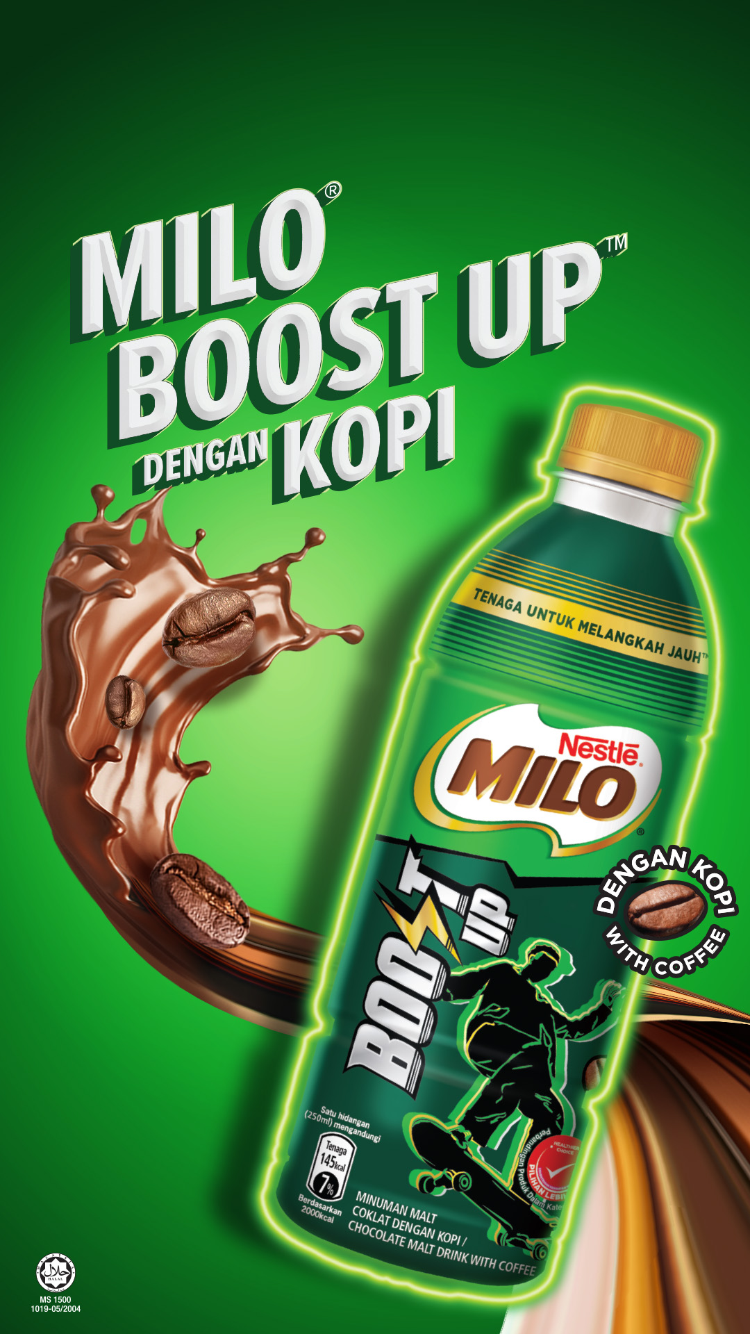 MILO Malaysia Facebook ad: MILO Activ-Go Boost Up PET 500ml (Halal) | Shopee Malaysia