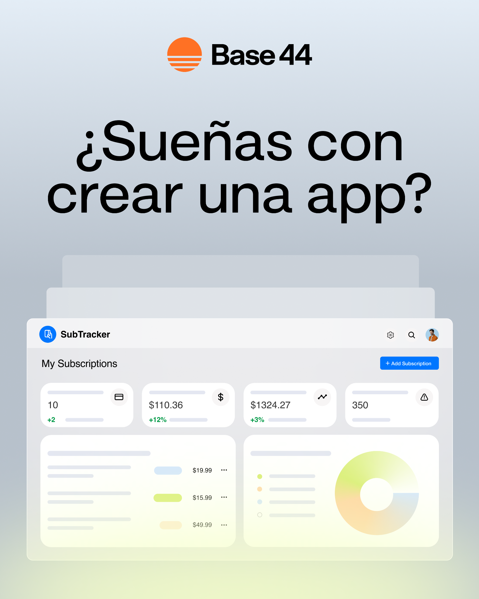 Base44 Facebook ad