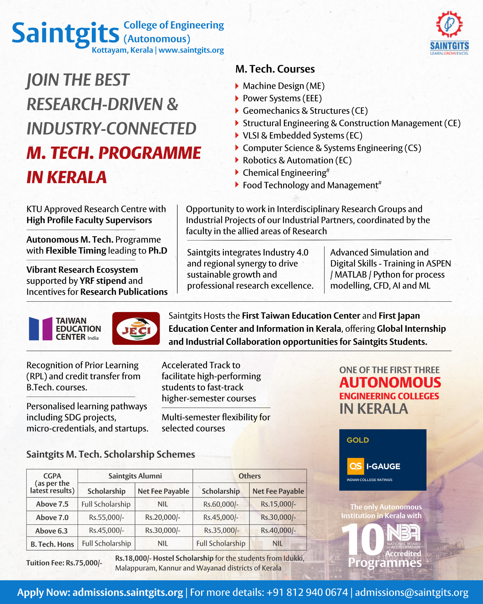 Saintgits College of Engineering Facebook ad