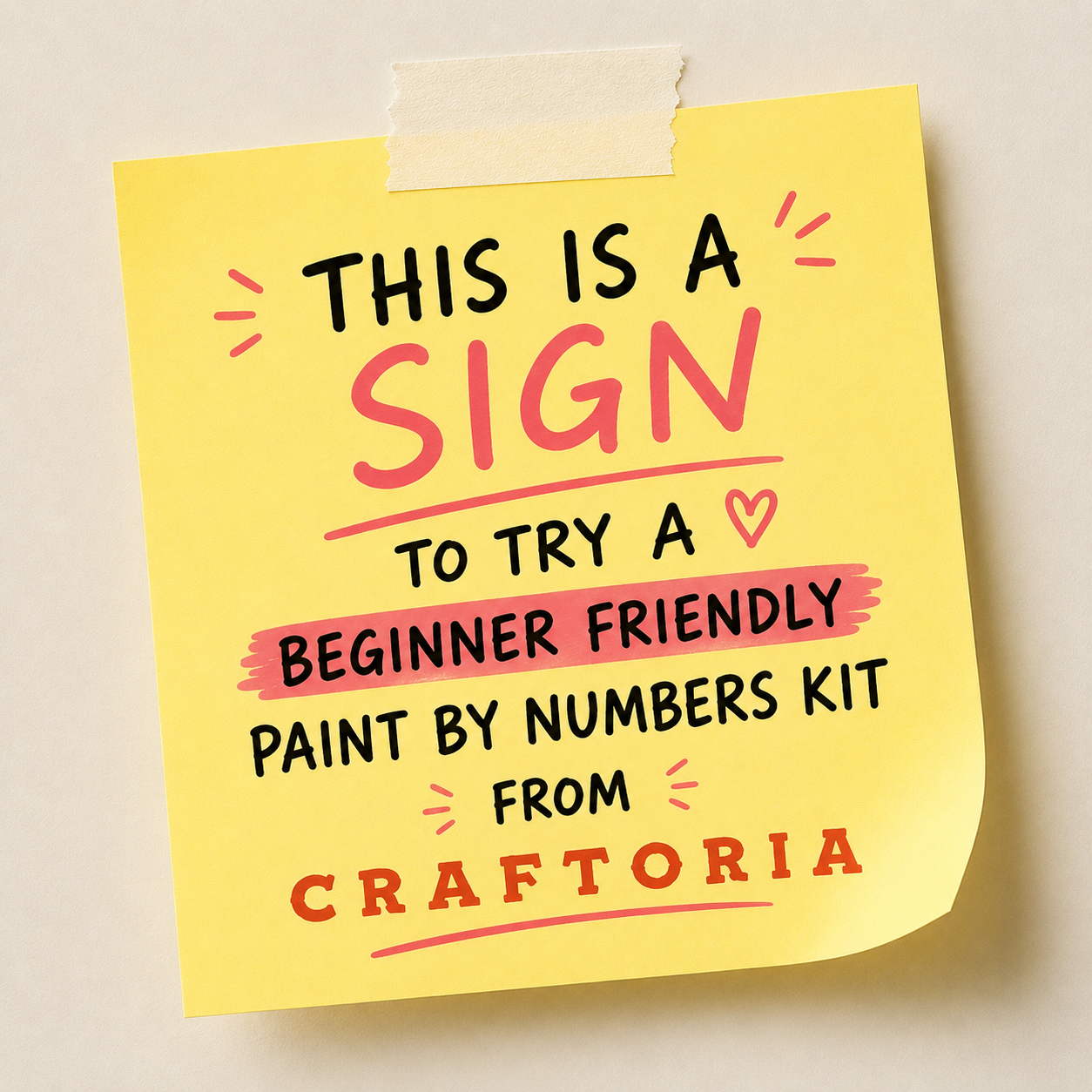 Craftoria Facebook ad