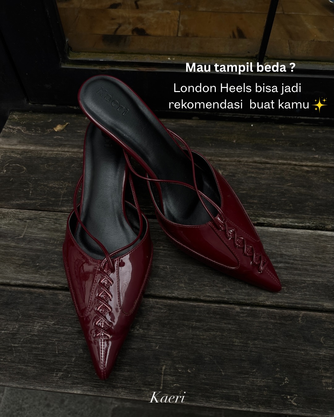 Kaeri Facebook ad: Every step tells a story.