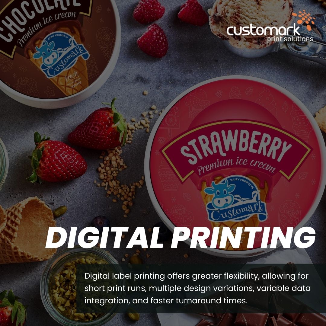 Customark Limited Facebook ad: From blank labels to large-scale industrial print…