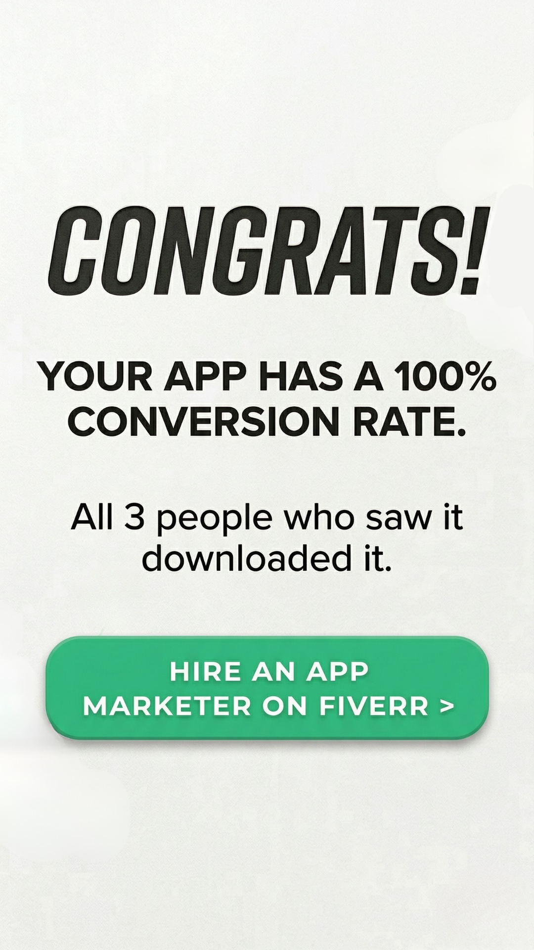 Fiverr Facebook ad