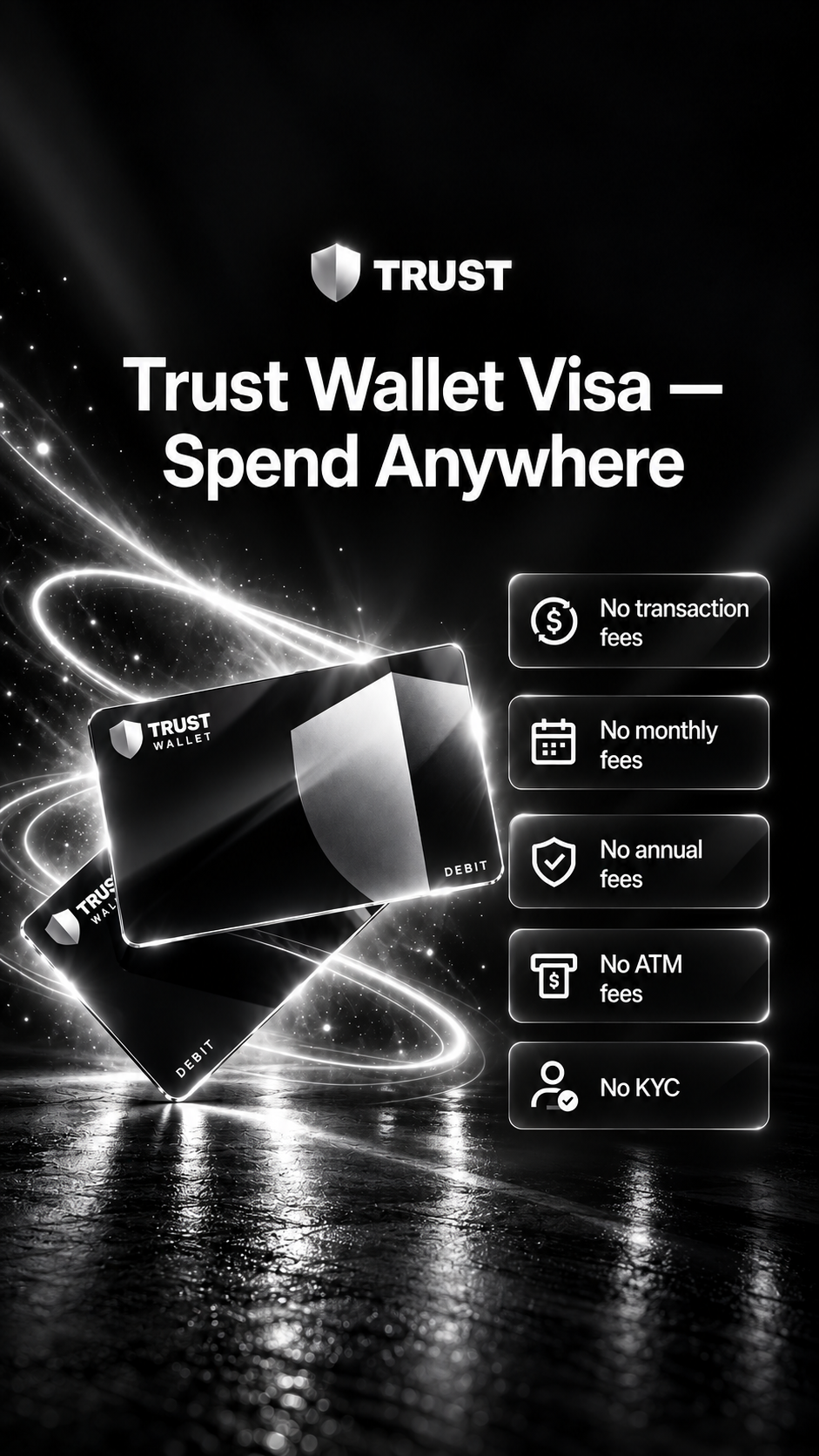 My crypto card Facebook ad: Explore a convenient way to make everyday payments.