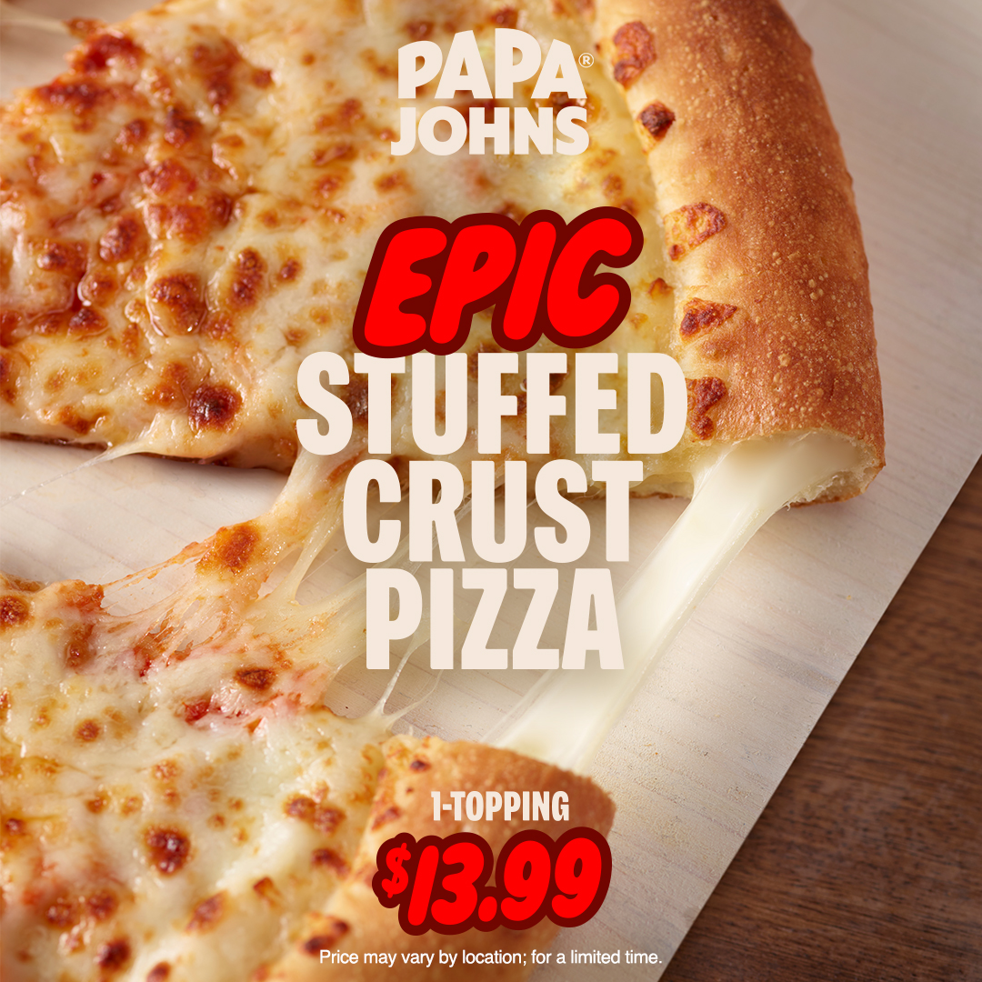 Papa Johns Pizza Facebook ad
