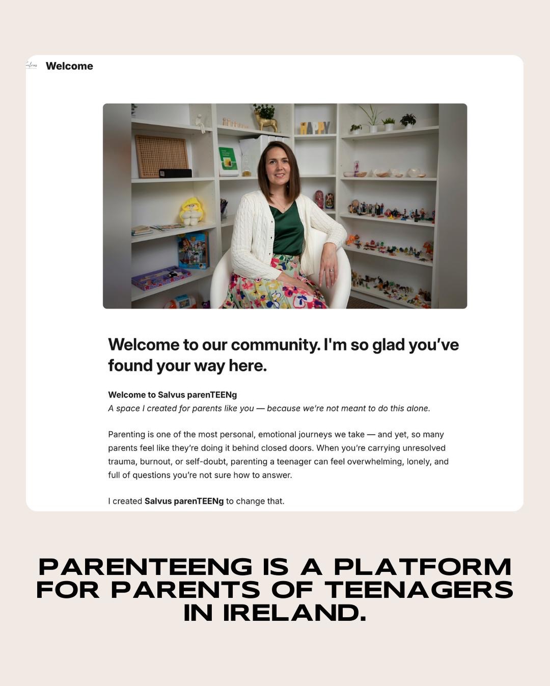 Salvus Psychotherapy Clinic Facebook ad: Raising a teenager alone is too hard.