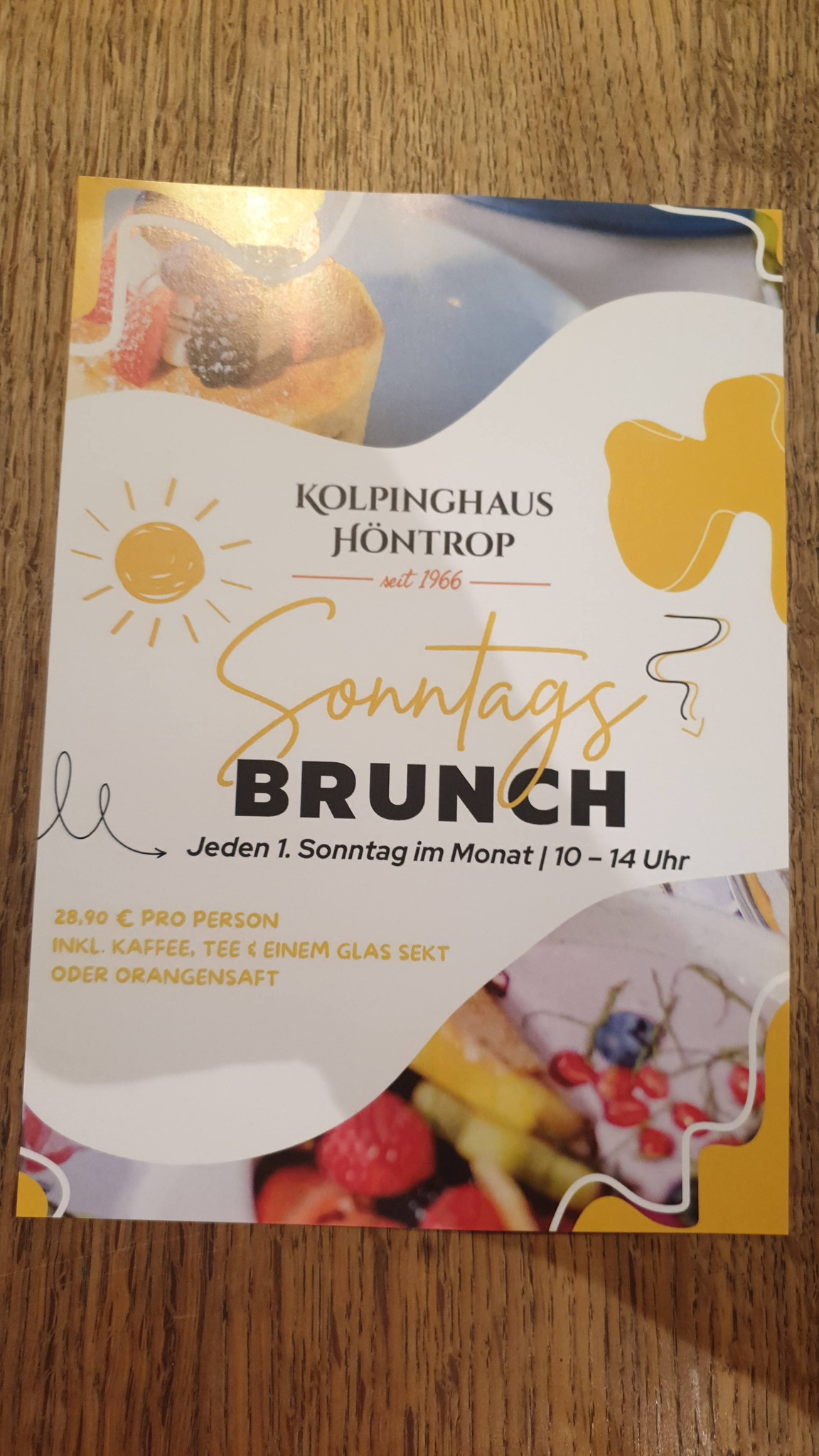 Kolpinghaus Höntrop Facebook ad: Ostersonntag & Ostermontag von 10 bis 14 Uhr…