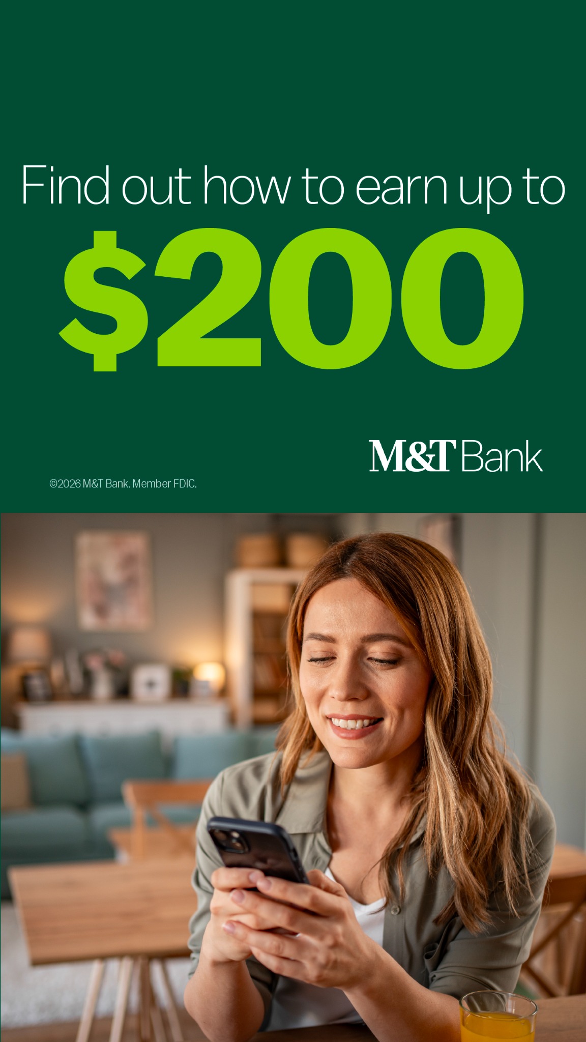 M&T Bank Facebook ad