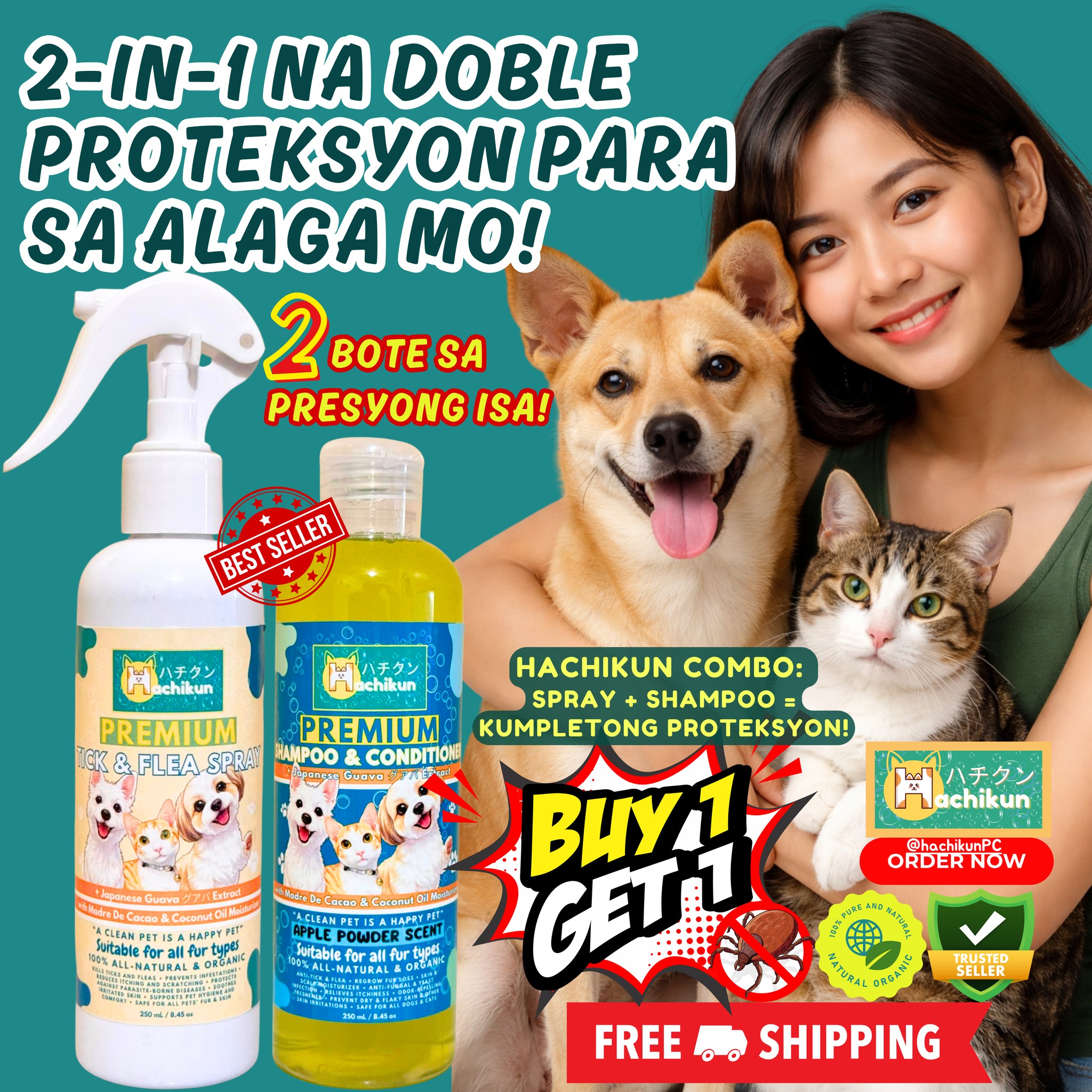 Hachikun ハチクン PET CARE PH Facebook ad