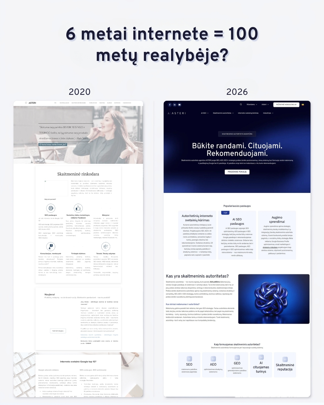 Digital authority agency Asteri Facebook ad