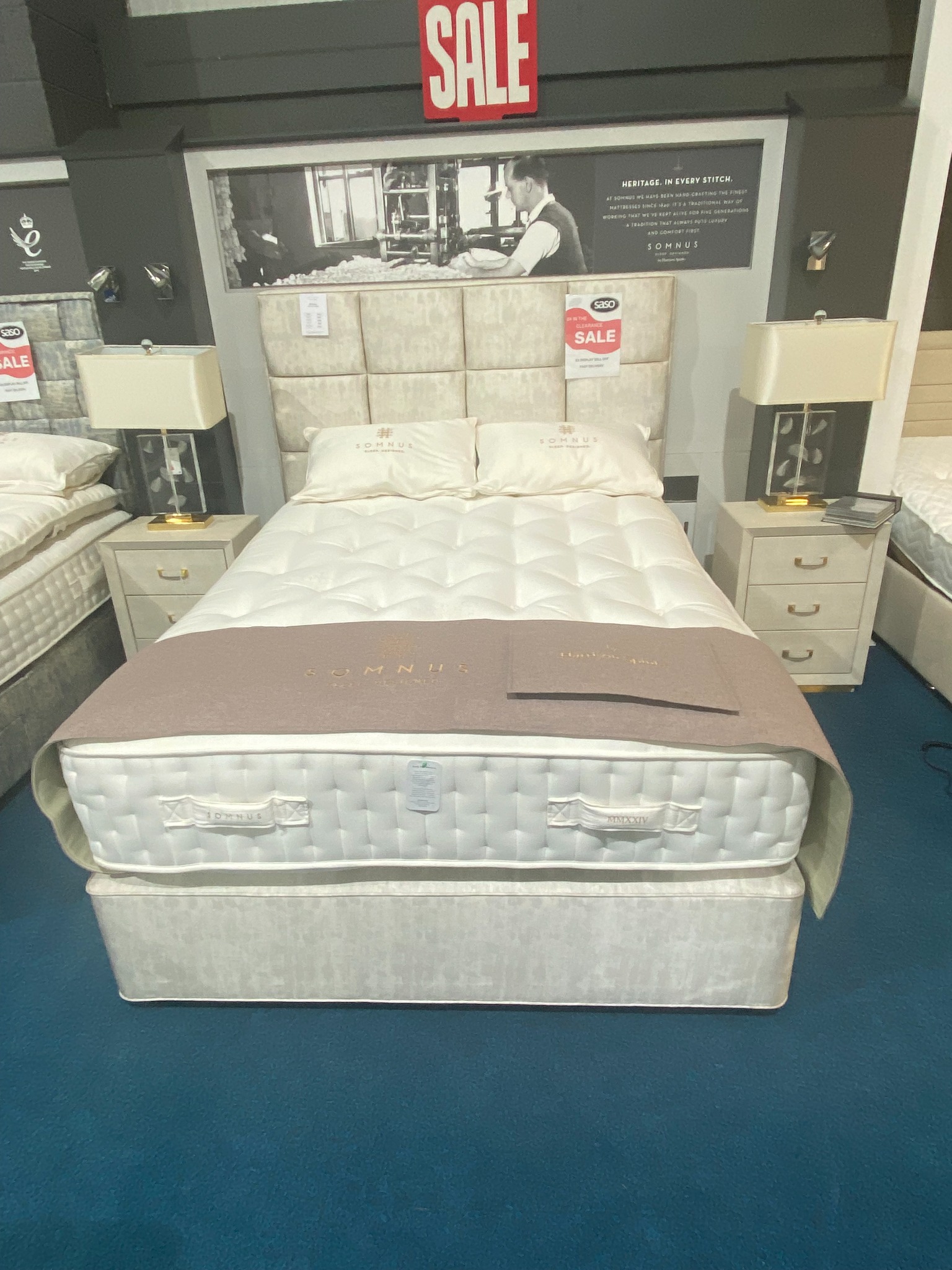Saso - Sofa - Bed & Furniture Superstore Facebook ad: Clearance Sale now on.