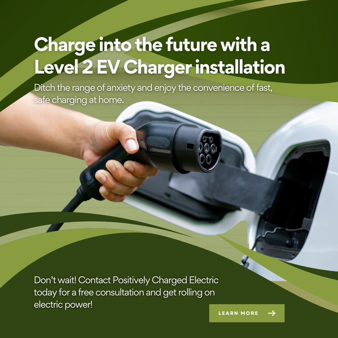 Positively Charged Electric Facebook ad: Fast, Safe Charging at Home!