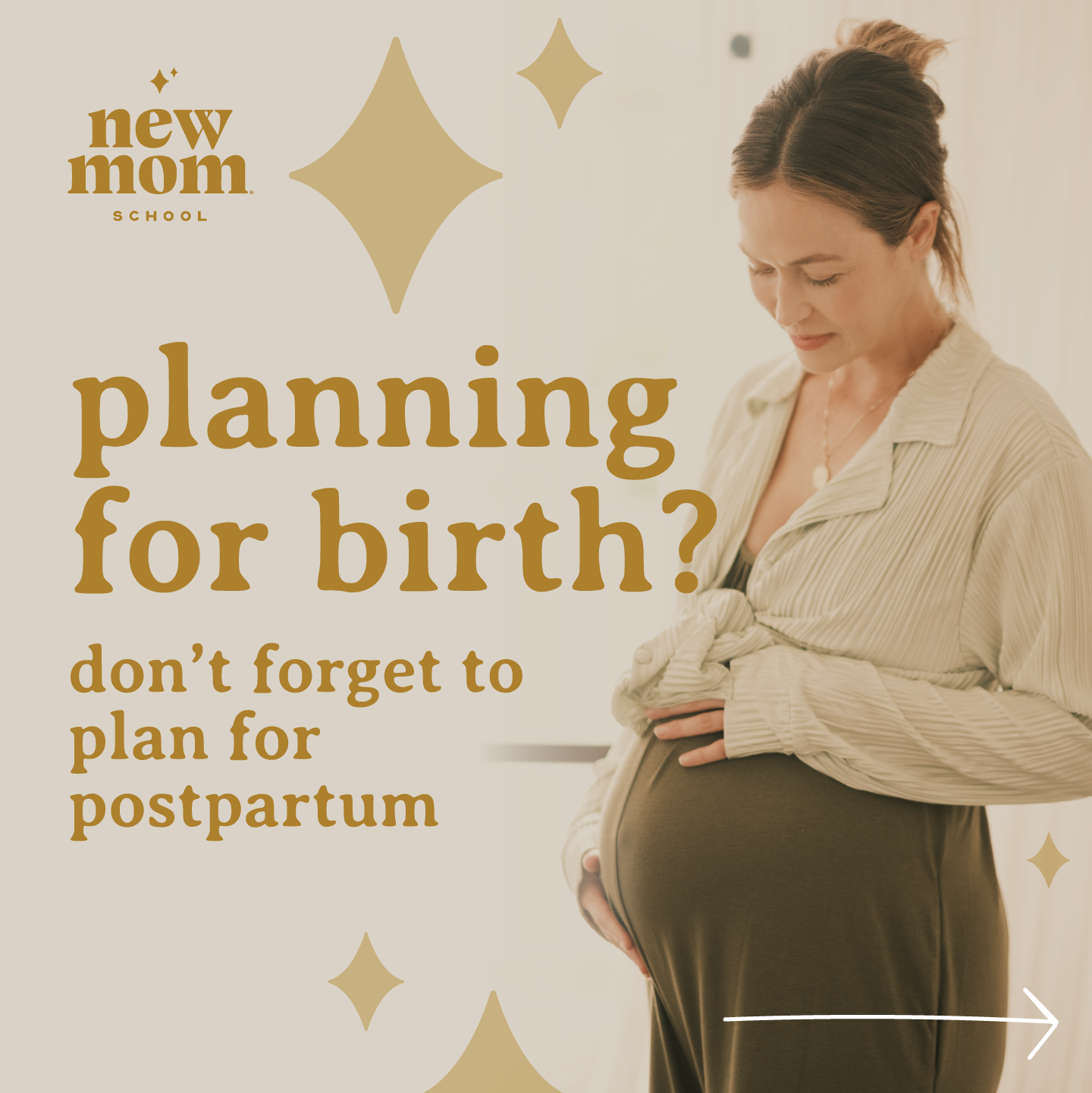 New Mom School Facebook ad
