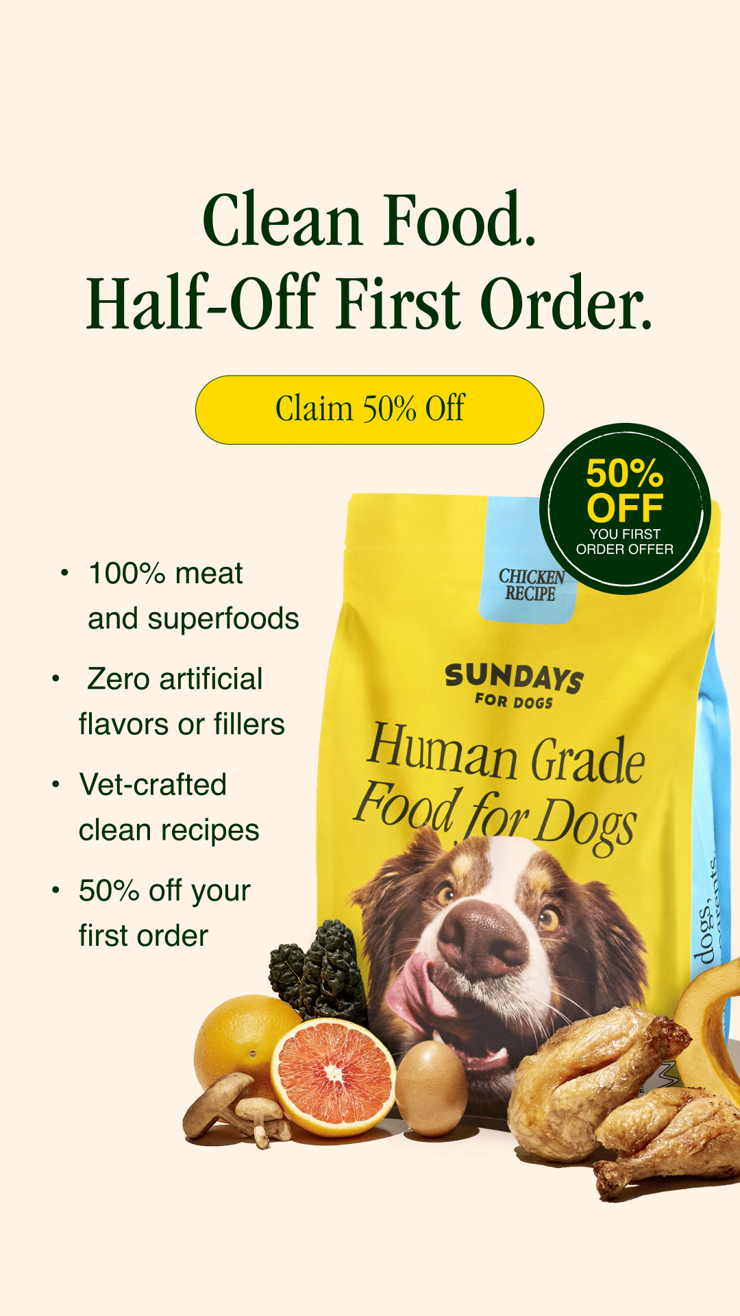 Sundays Facebook ad