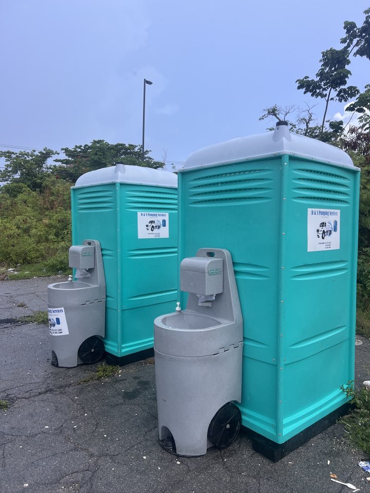 D&S Pumping Services Facebook ad: Convenience on the go, Porta Potty, wherever you…