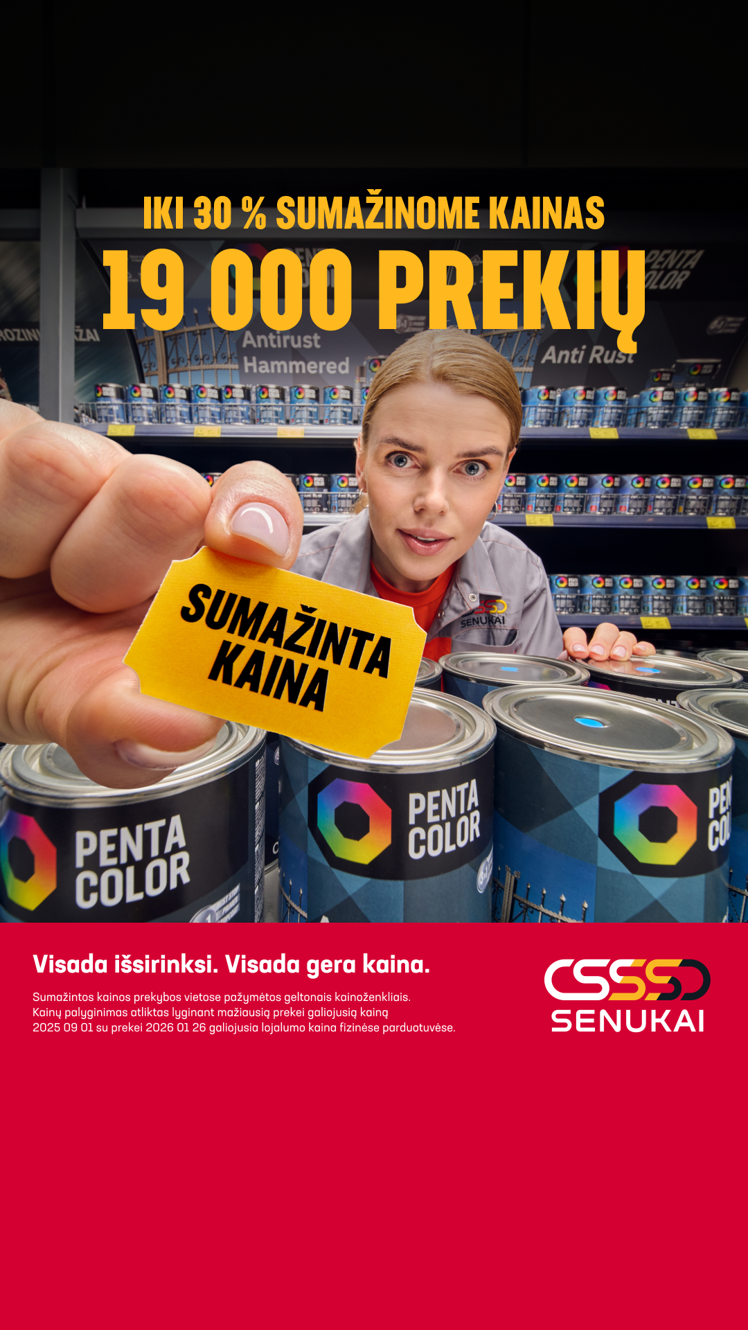 Senukai Facebook ad