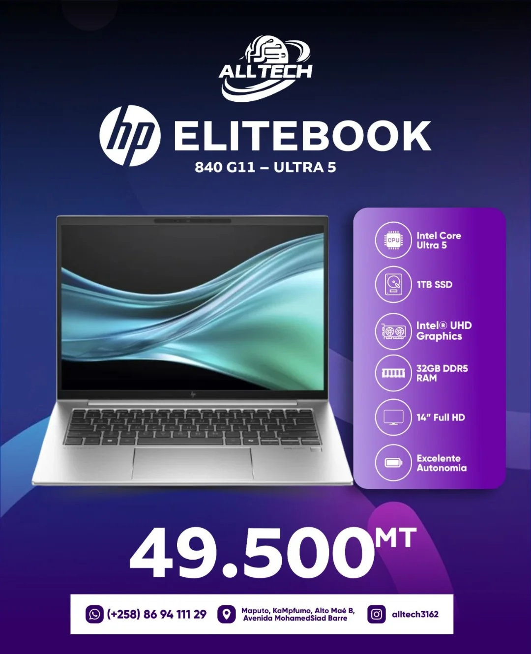 All TECH Facebook ad: PROMOÇÃO ESPECIAL DE ABRIL, ALL TECH