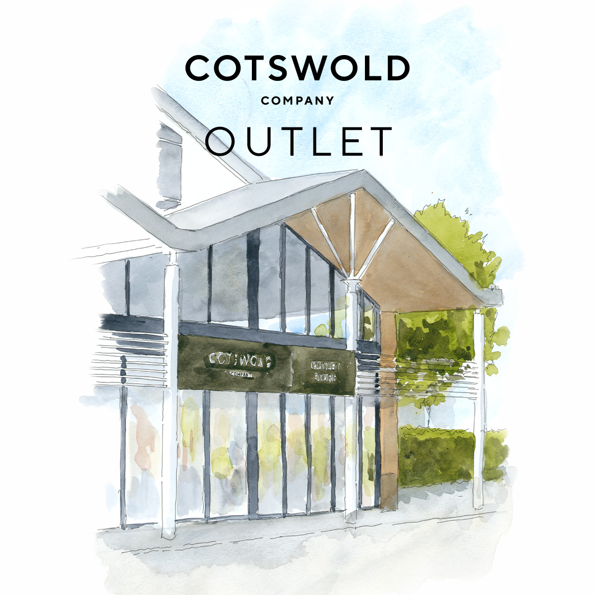 The Cotswold Company Facebook ad: Our new Braintree Outlet is now open!