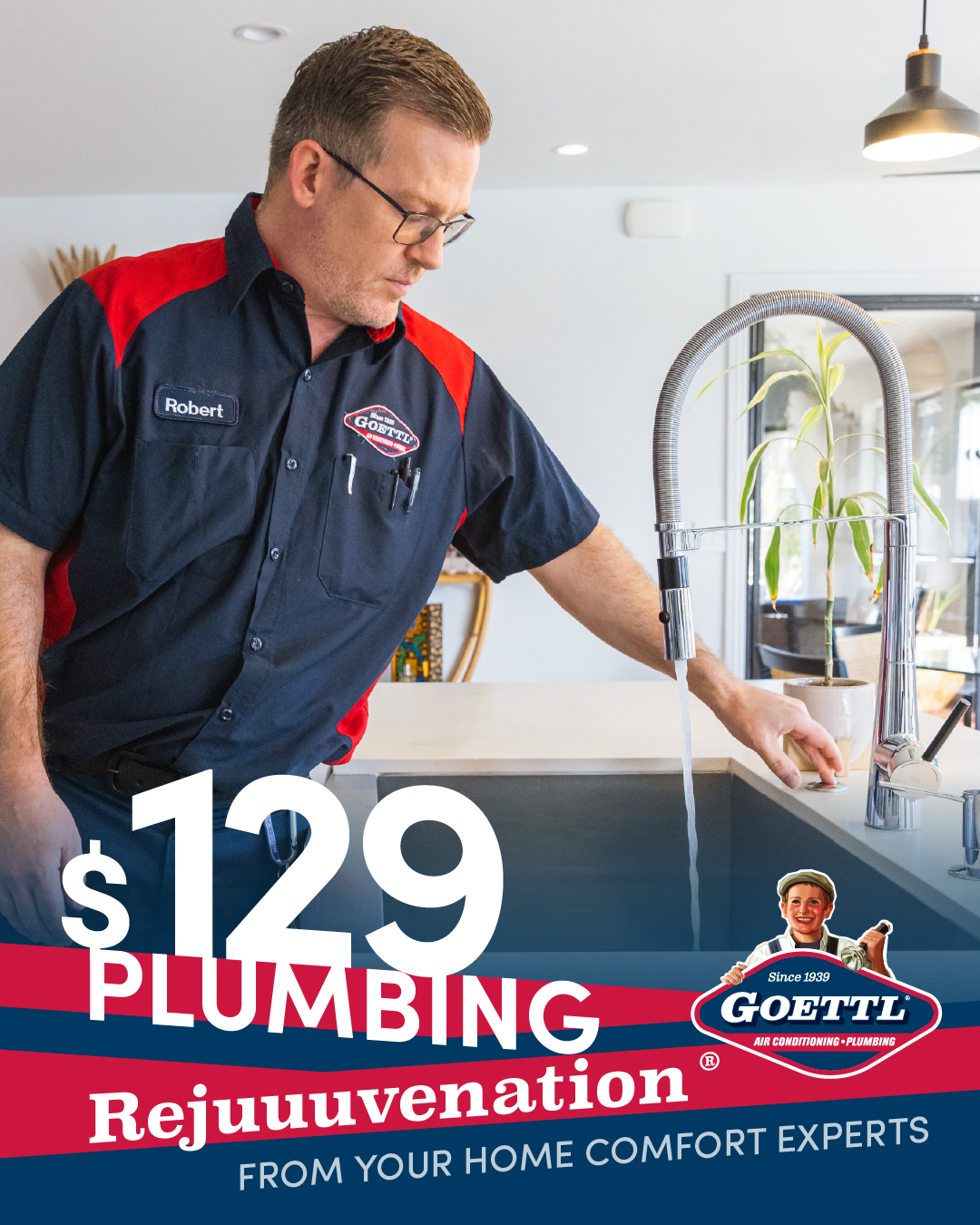 Goettl Air Conditioning & Plumbing Facebook ad