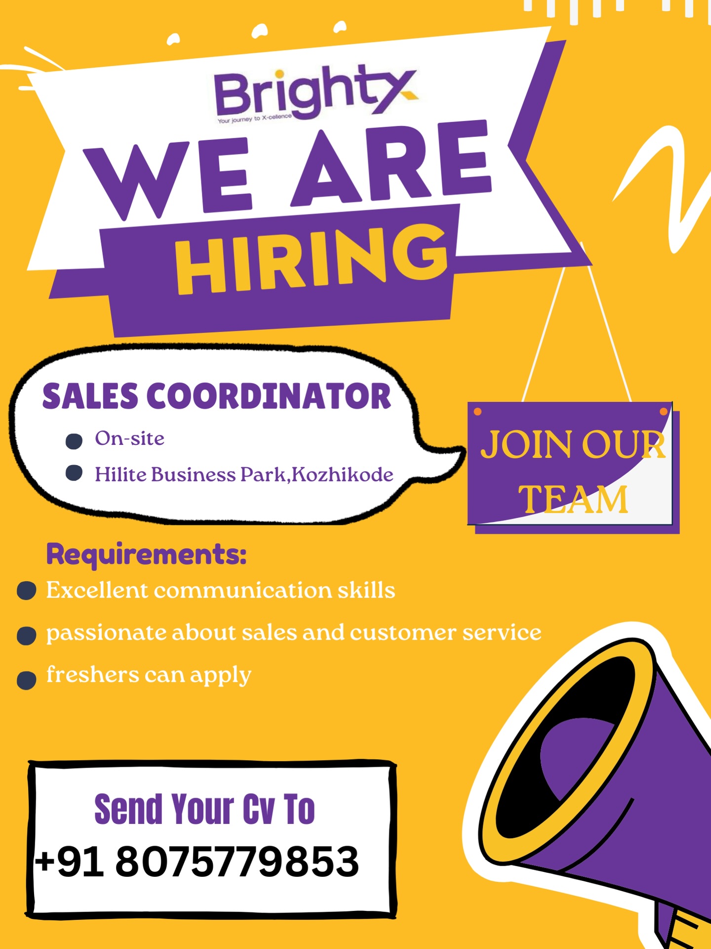 BrightX Online Academy Facebook ad: Urgent Hiring