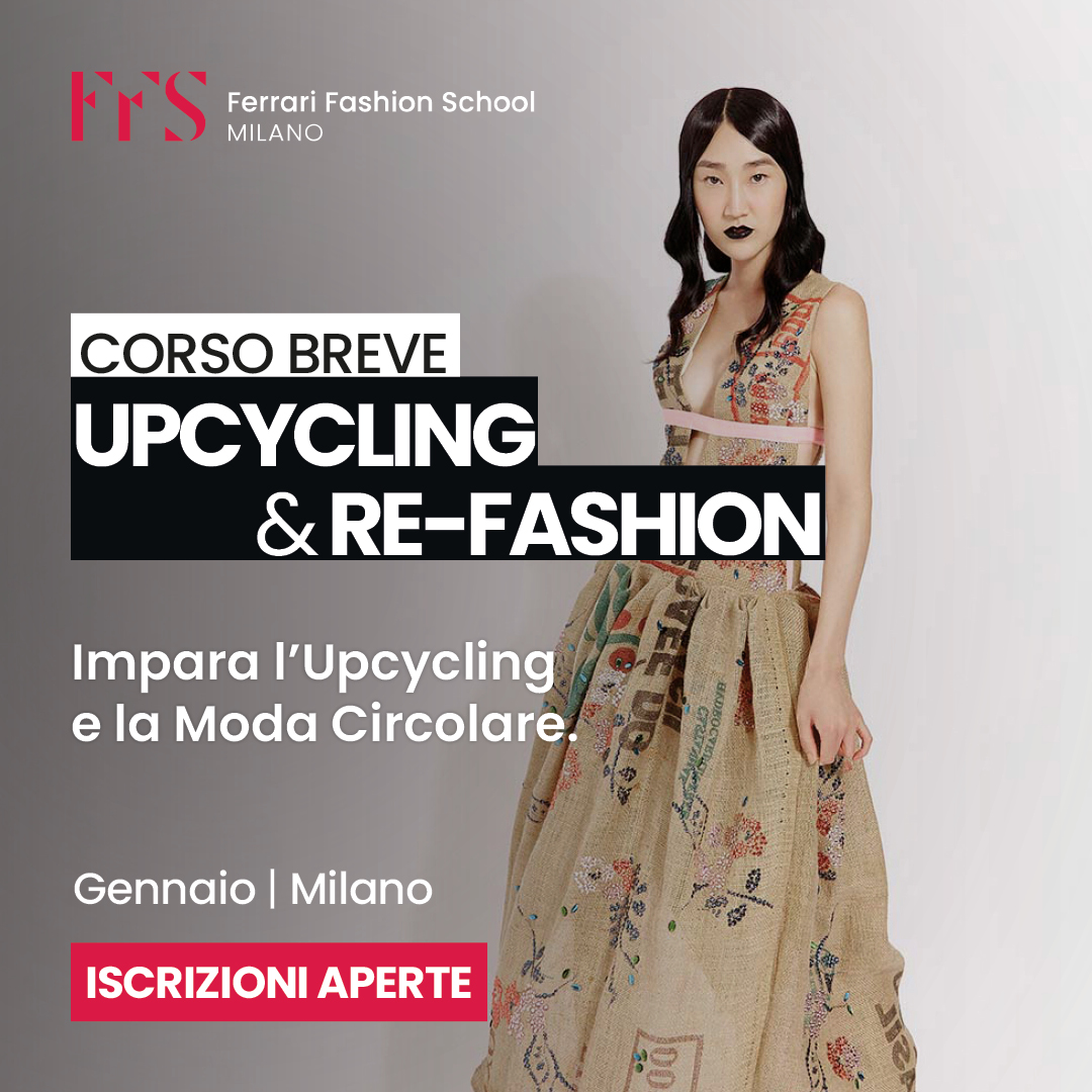 Ferrari Fashion School Facebook ad: Upcycling and Re-fashion