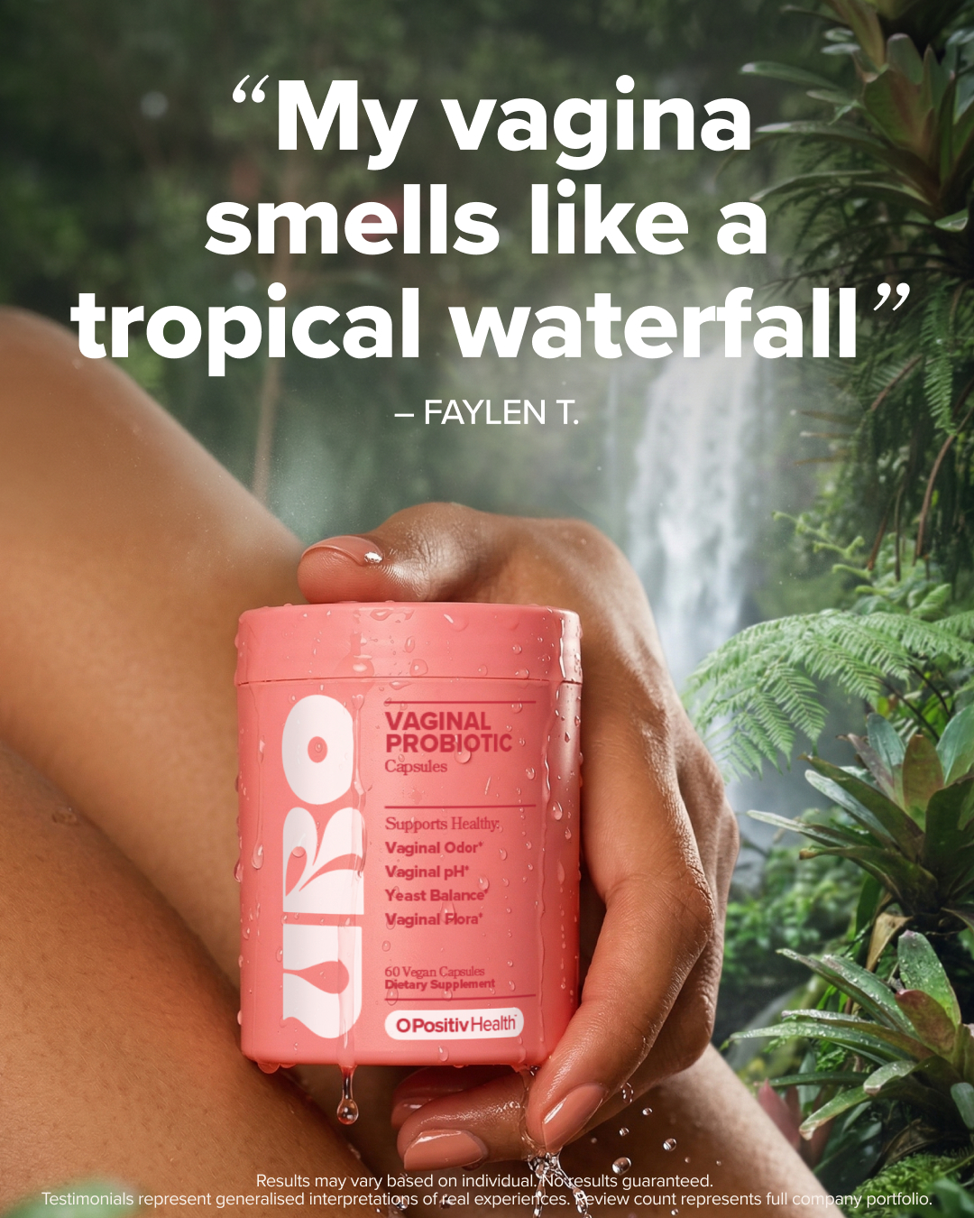 O Positiv Facebook ad: I'm FINALLY smelling healthy