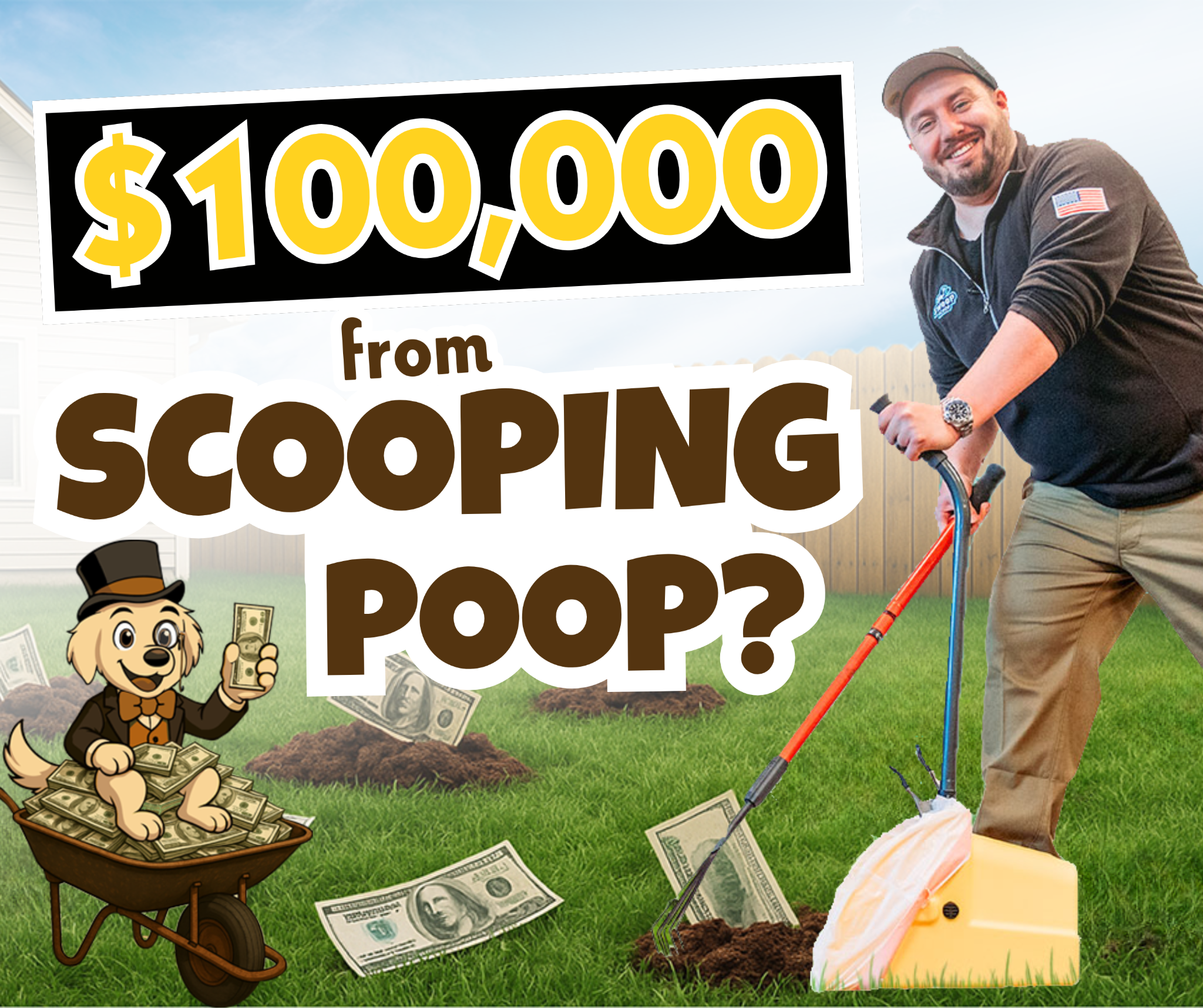 Poop Scoop Millionaire  Facebook ad
