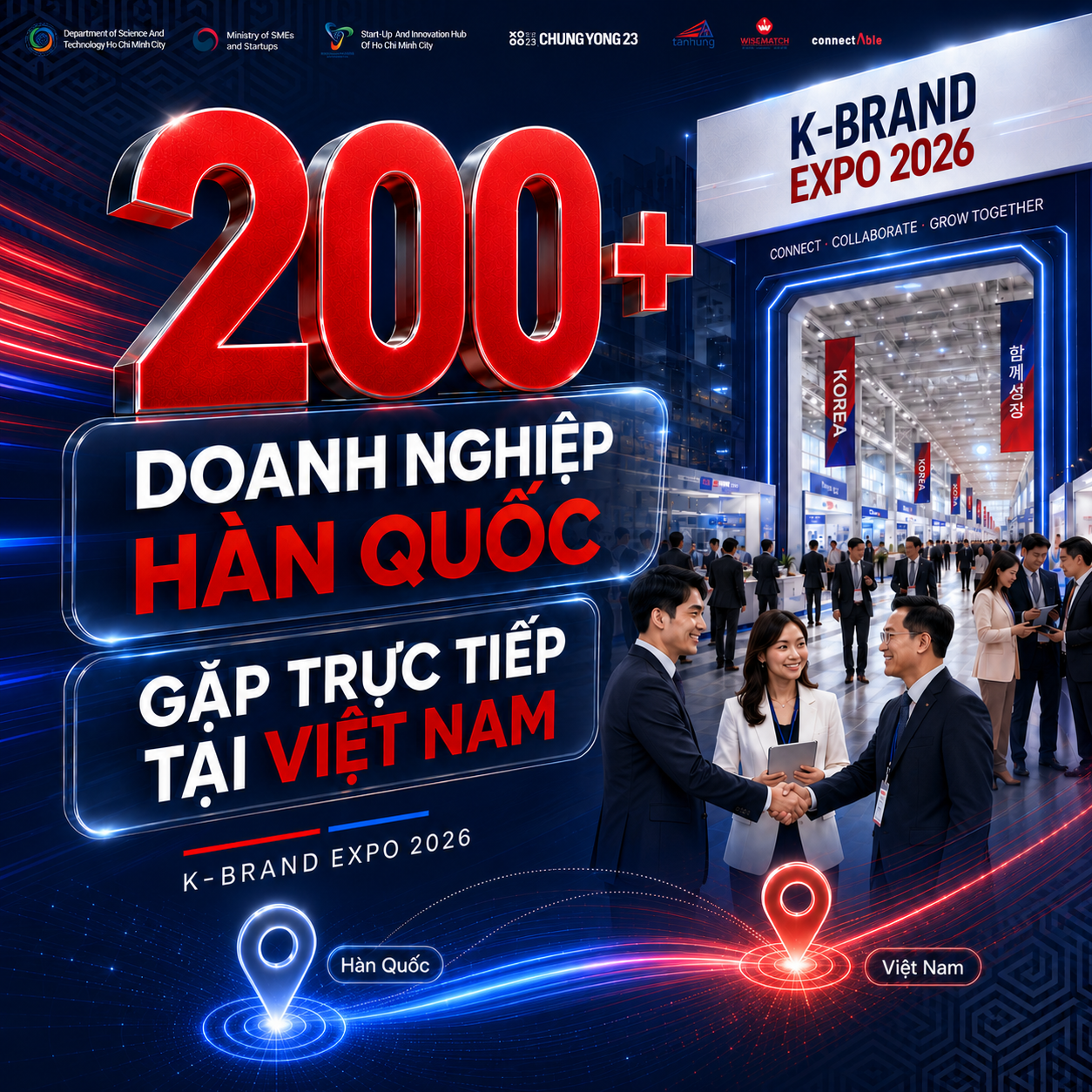HCMC K-Brand Expo Facebook ad: K-BRAND EXPO 2026, ĐIỂM HẸN KẾT NỐI THƯƠNG…