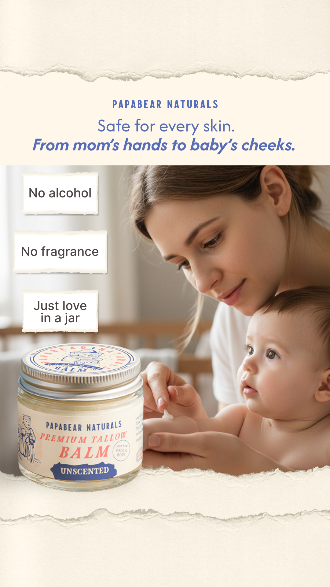 Papabear Naturals Facebook ad
