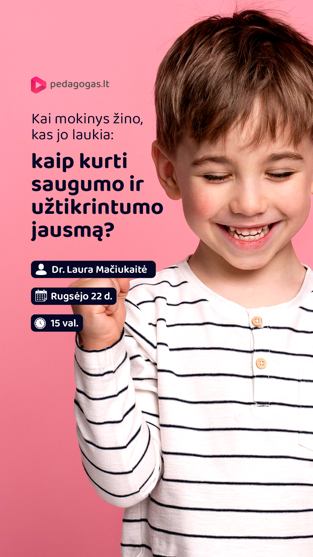 Pedagogas.lt Facebook ad