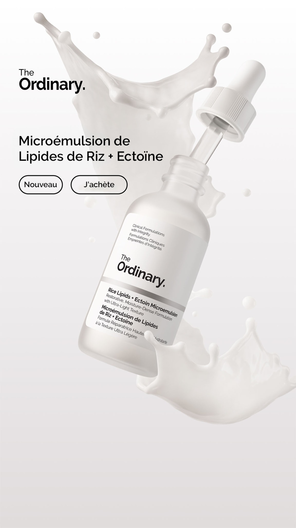 The Ordinary Facebook ad