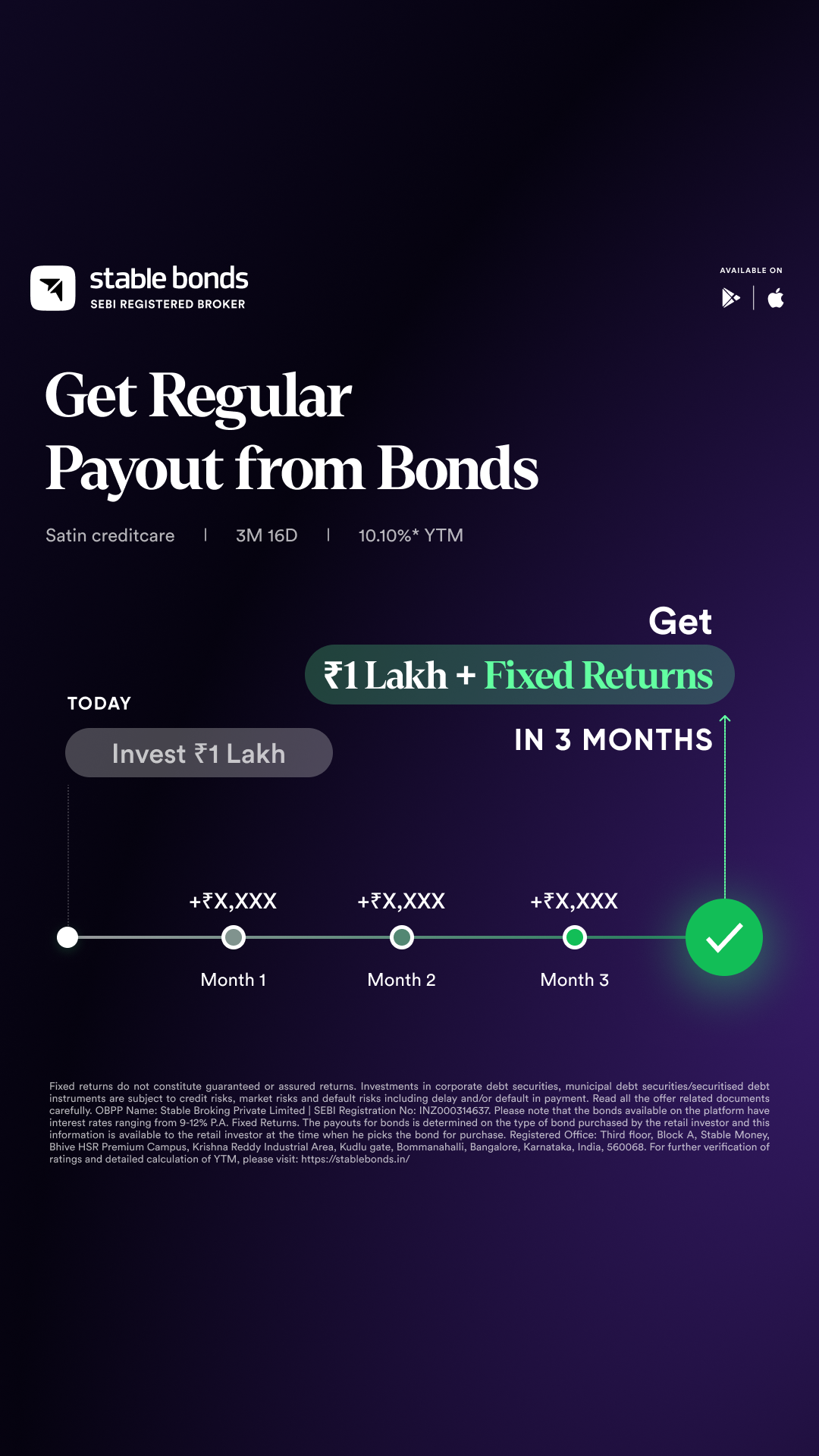 Stable Money India Facebook ad