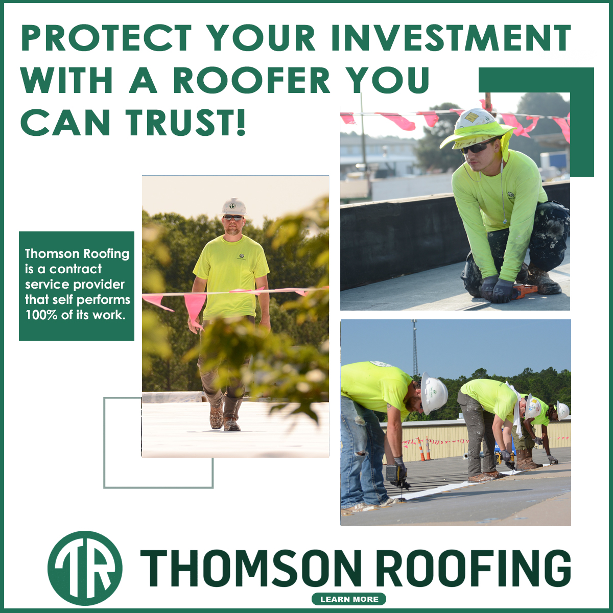 Thomson Roofing and Metal Company Facebook ad