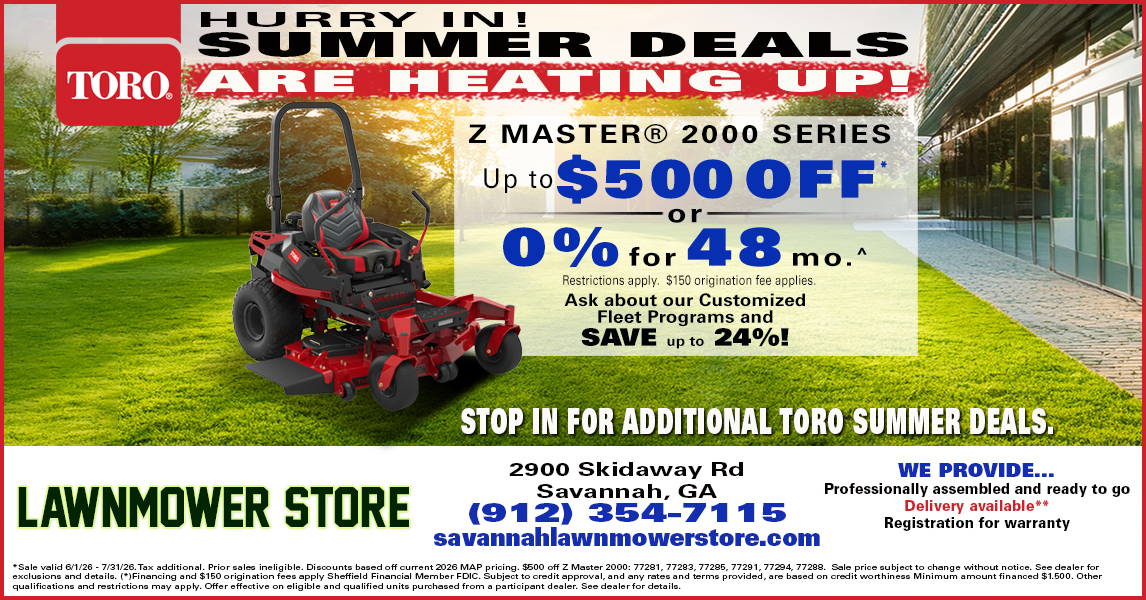 The Lawnmower Store Facebook ad
