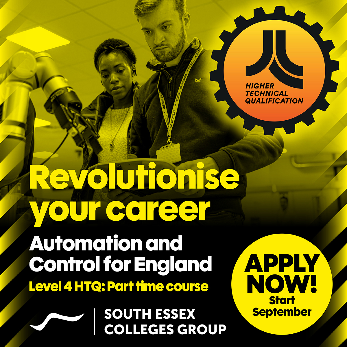 South Essex Colleges Group Facebook ad: Funding available through Student Finance England