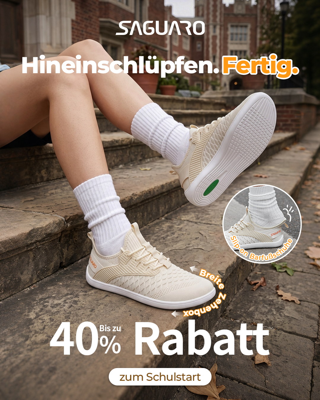 Saguaro De Facebook ad: Go I, flexibel mit sicherem Halt