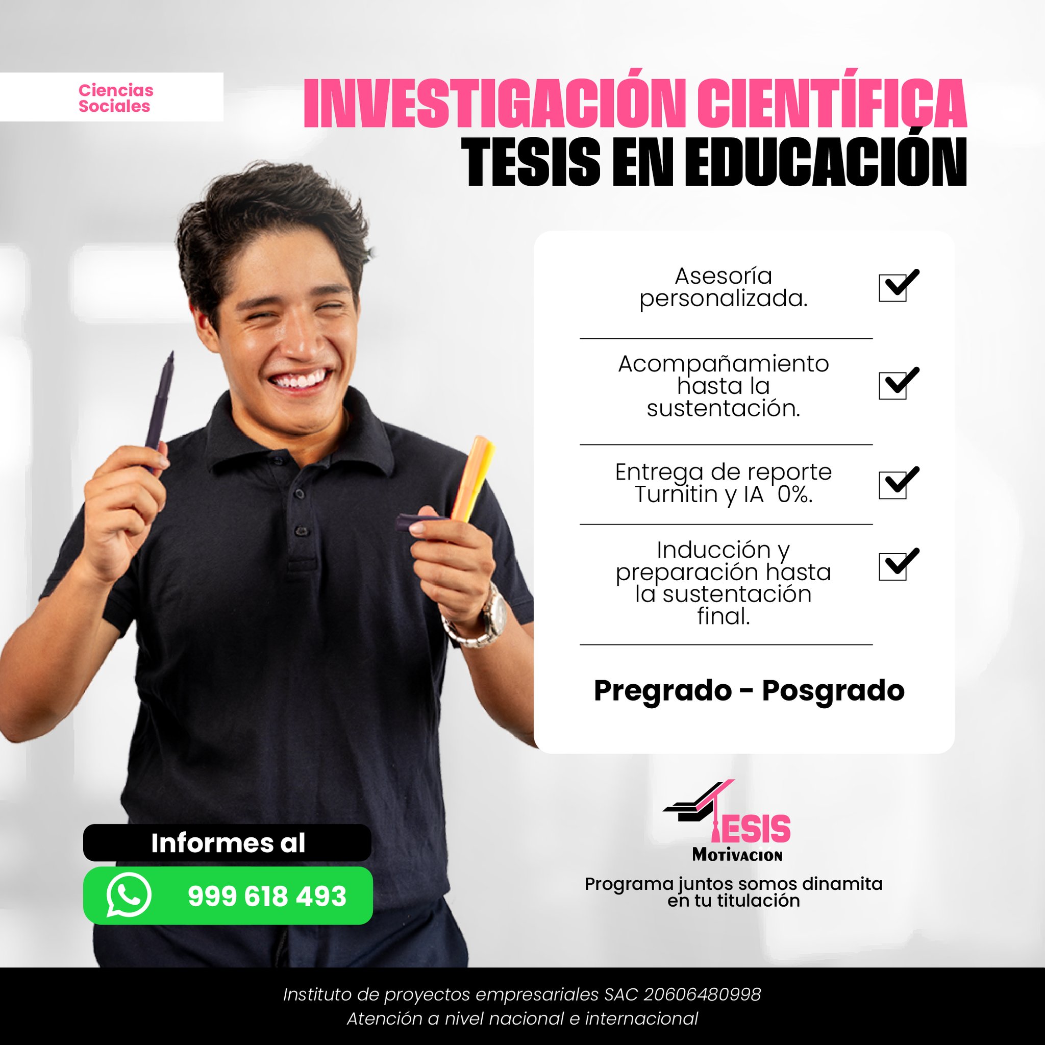 Tesis Motivación Facebook ad: ¿Necesitas ayuda en tu TESIS DE EDUCACIÓN?