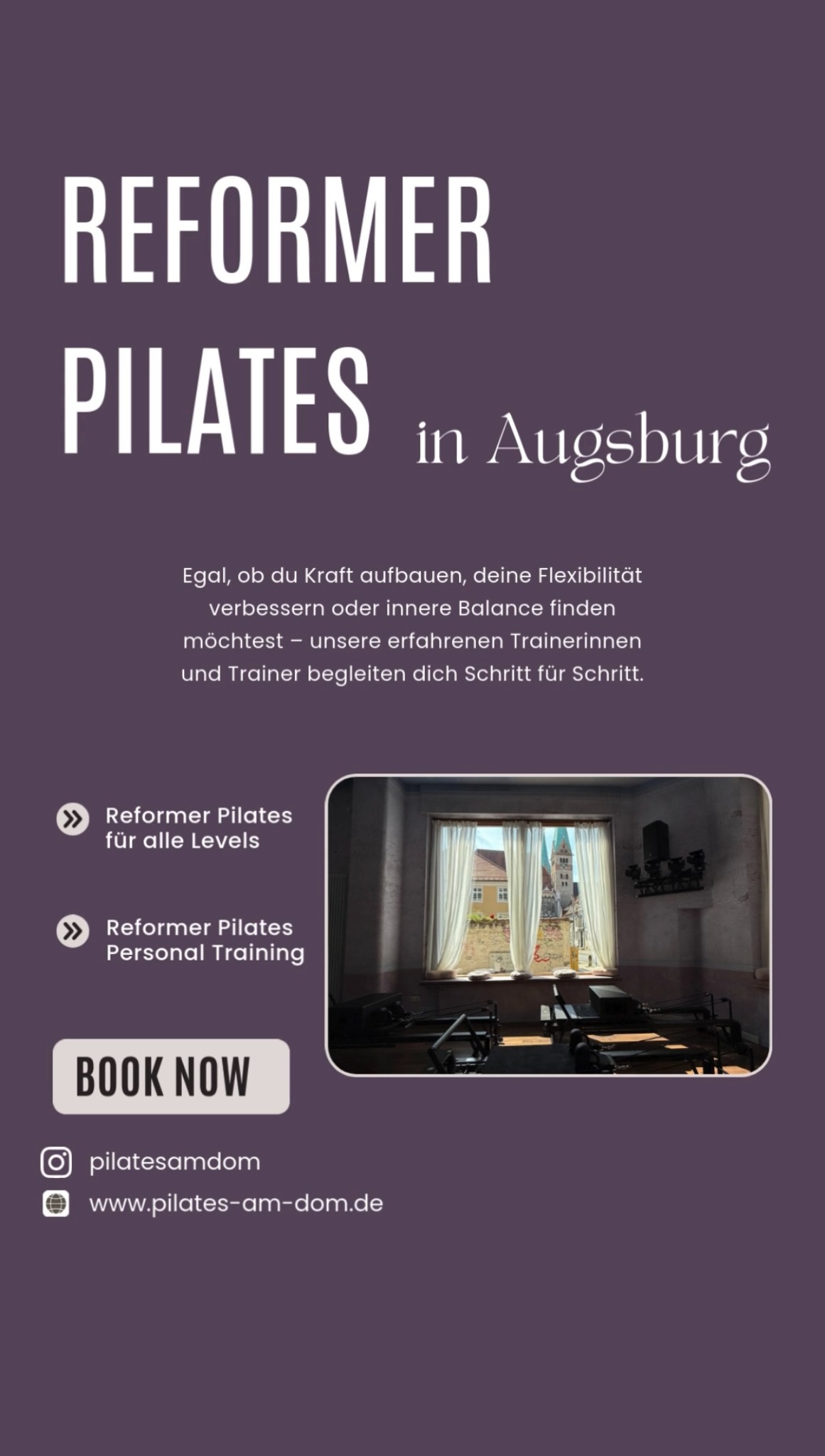 Pilates am Dom Facebook ad