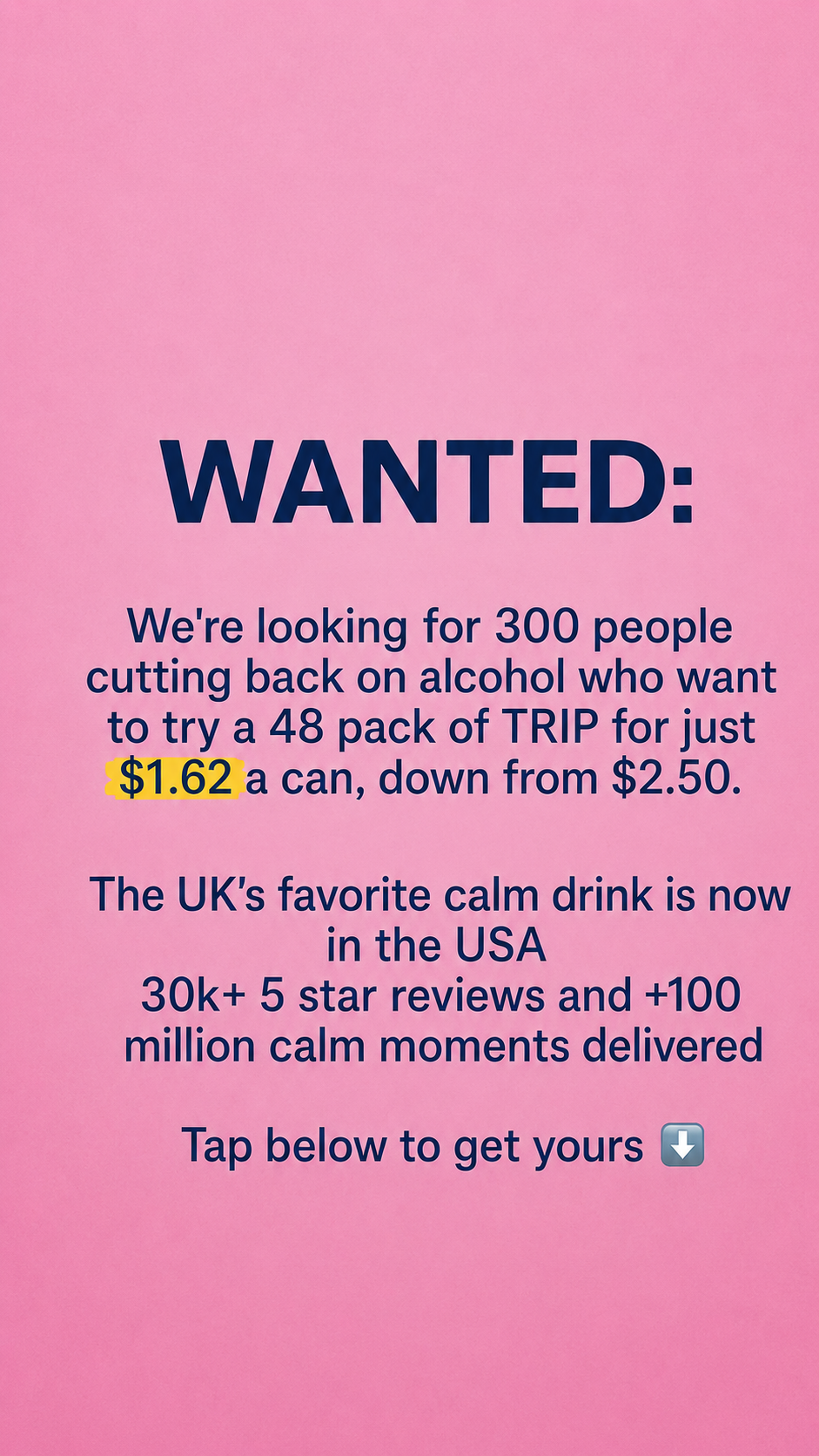 TRIP Facebook ad