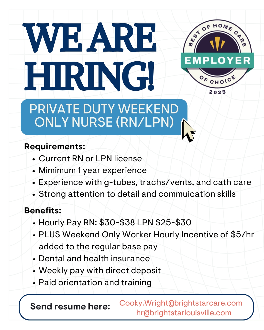 BrightStar Care Louisville Facebook ad