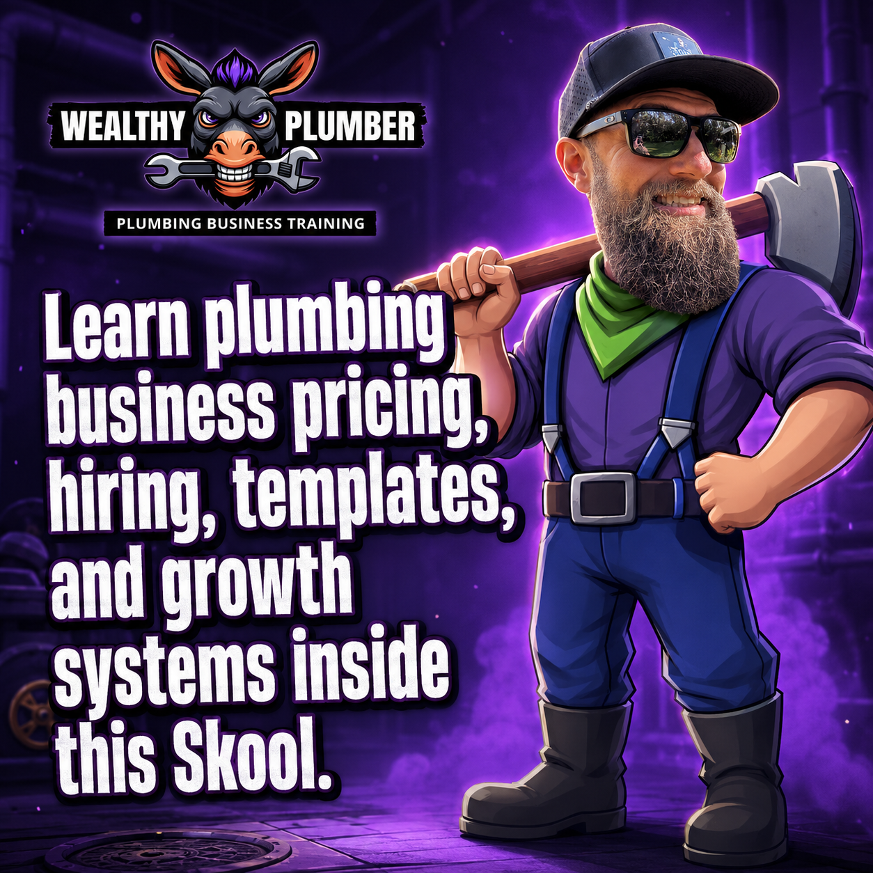 Skool Facebook ad