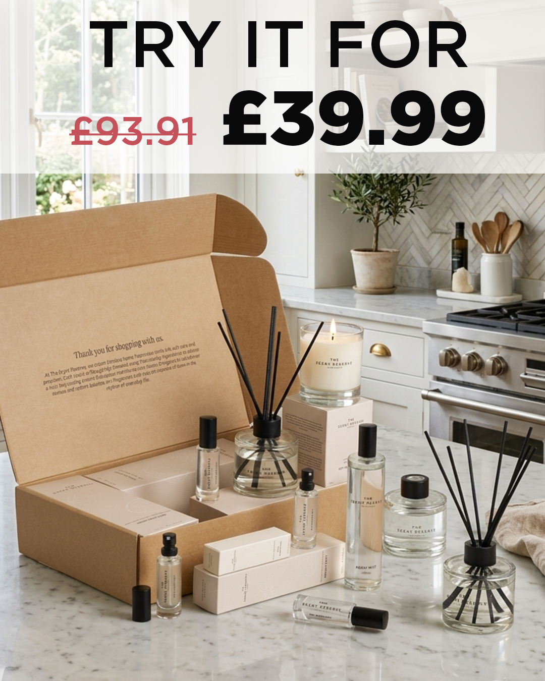 The Scent Reserve Facebook ad