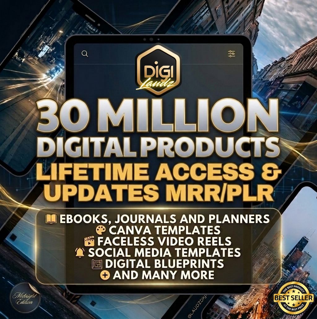 DigiLaudz Facebook ad: DIGITAL PRODUCT BUNDLE