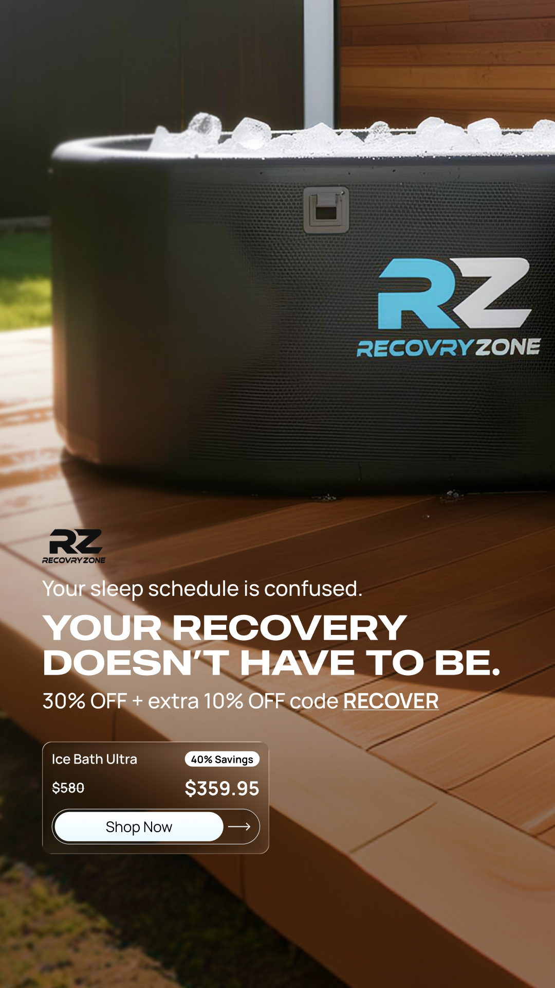 Recovry Zone Facebook ad