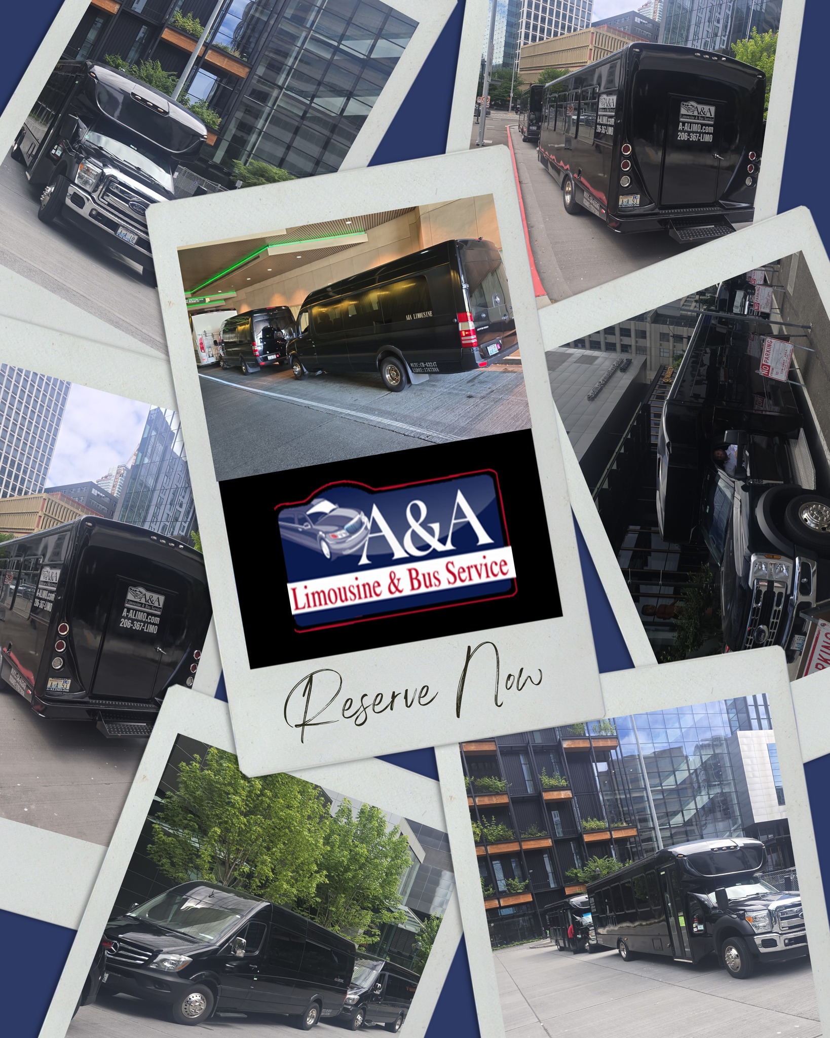 A&A Limousine & Bus Service of Seattle Facebook ad