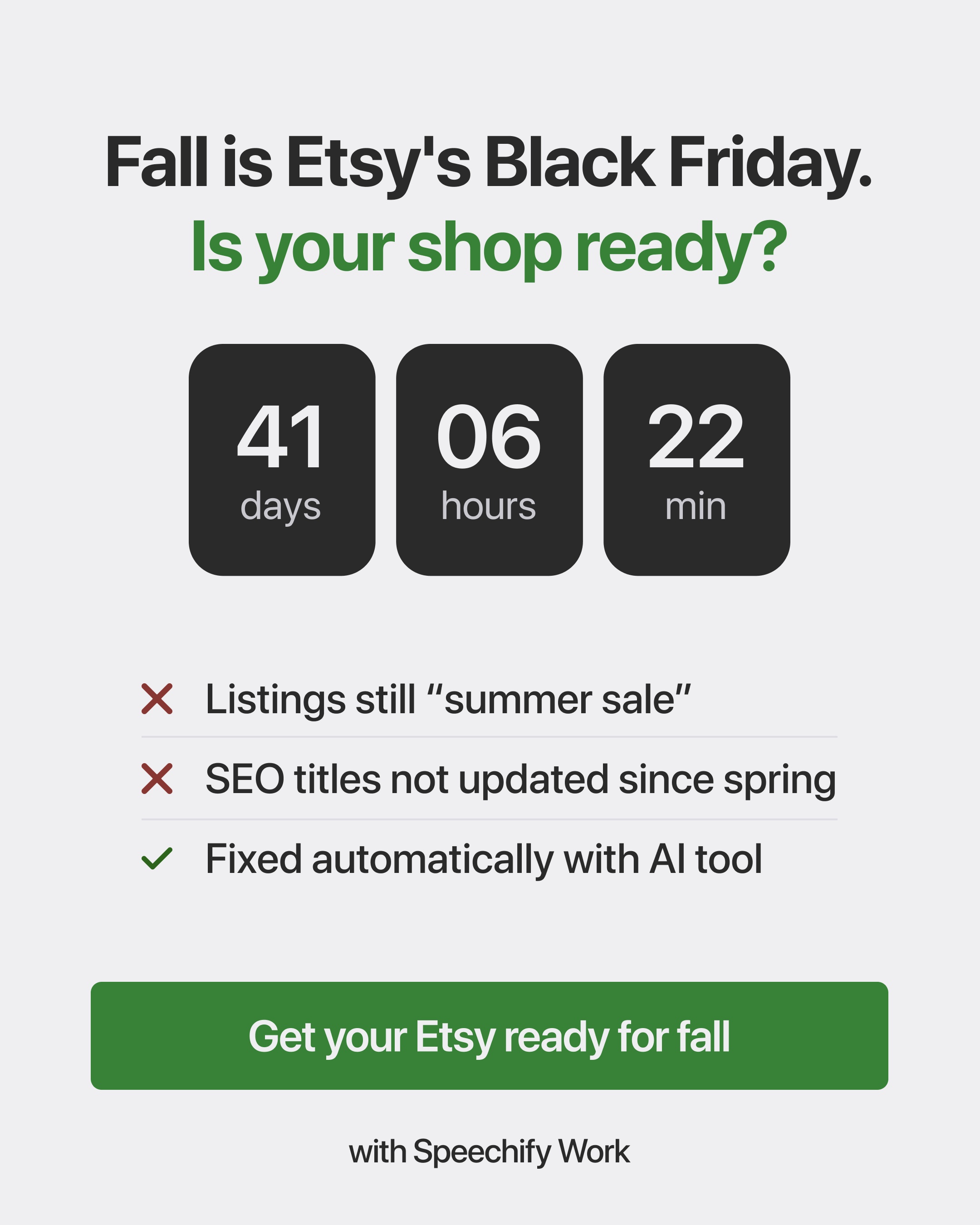 Speechify Work Facebook ad