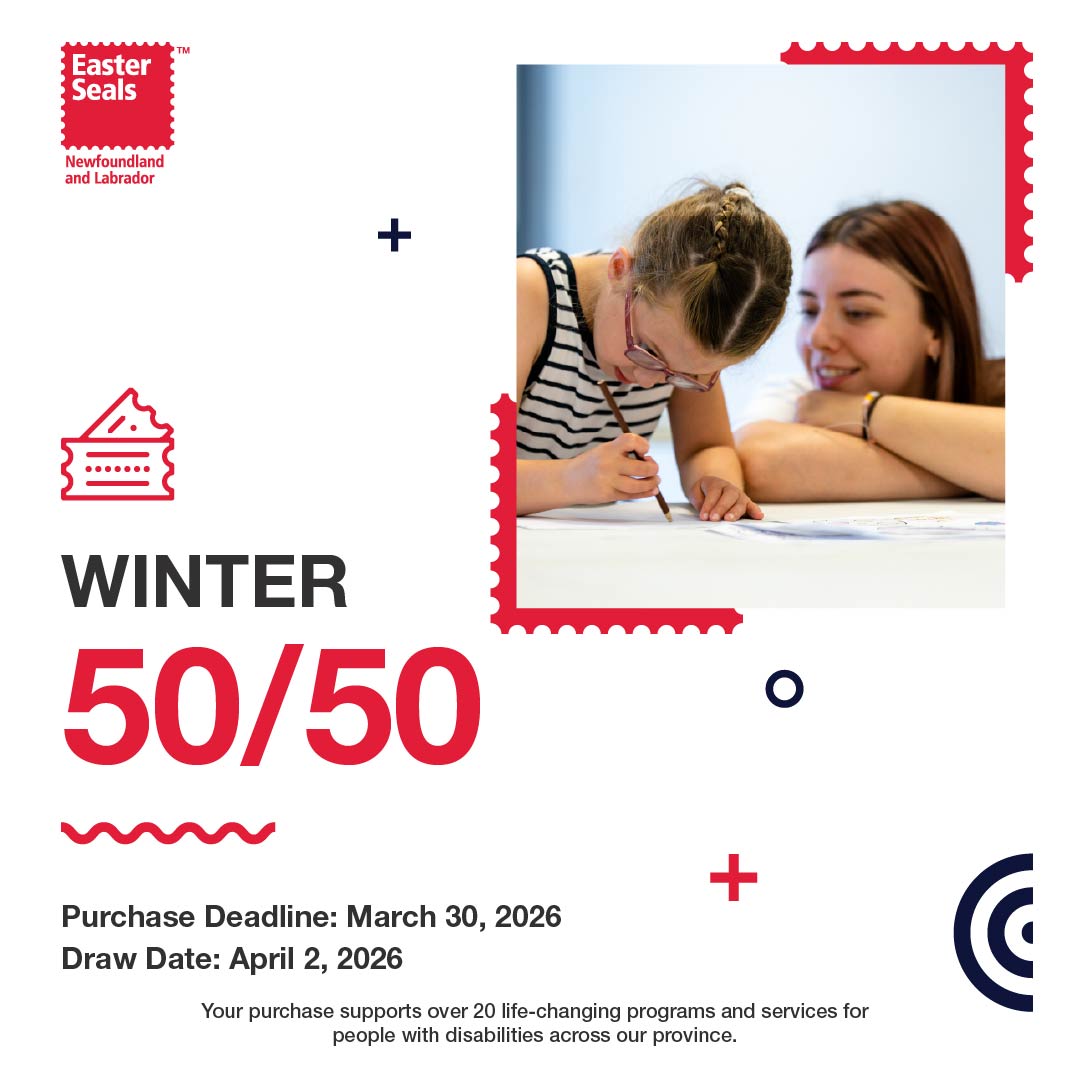 Easter Seals NL Facebook ad: Support ESNL! Purchase Today!