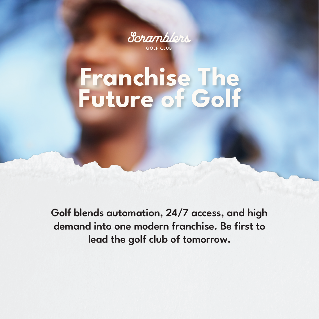 Scramblers Golf Club Facebook ad