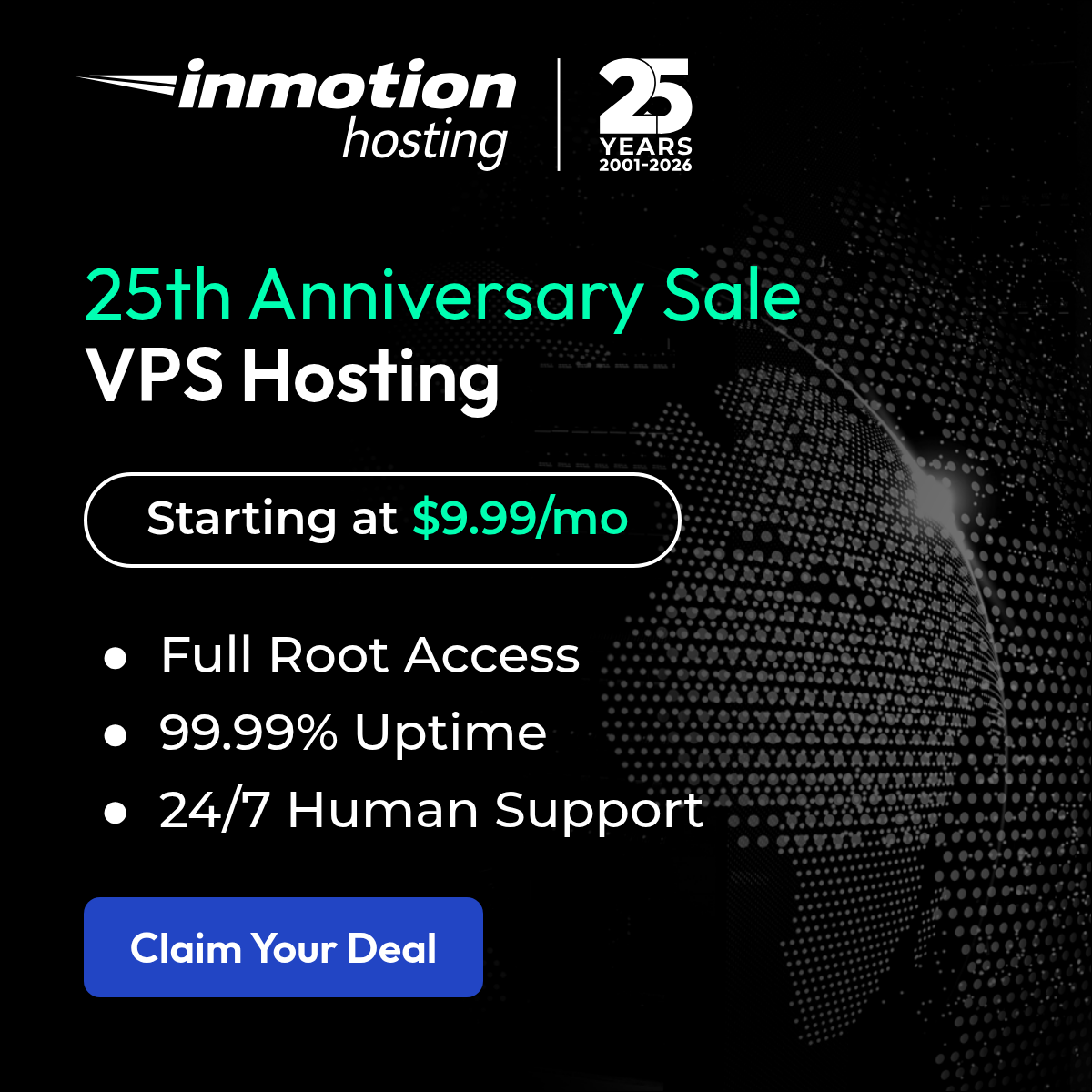InMotion Hosting, Inc Facebook ad: Don't Miss This Offer!